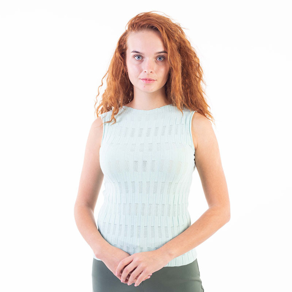 Compagnia Italiana Blouse Women size M Turquoise